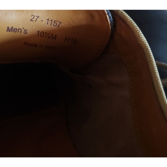 J&M Est.1850 Men's Sized 10.5 M DARK BLUE LEATHER - Picture 5 of 9